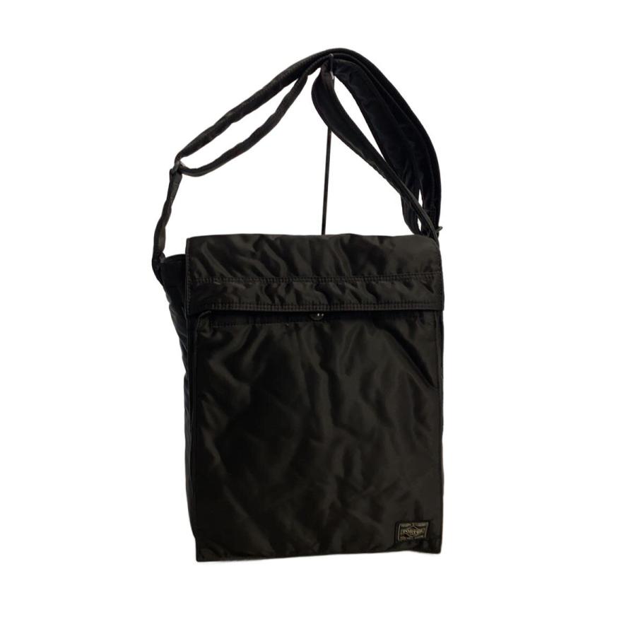 PORTER◇TANKER/タンカー/ショルダーバッグ/ナイロン/BLK/無地