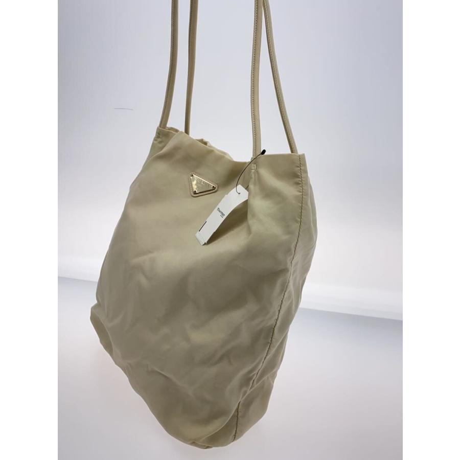 【美品】 PRADA プラダ ナイロン ハンドバッグ トートバッグ PRADA◇トートバッグ/ナイロン/BEG// : セカンドストリートYahoo!店