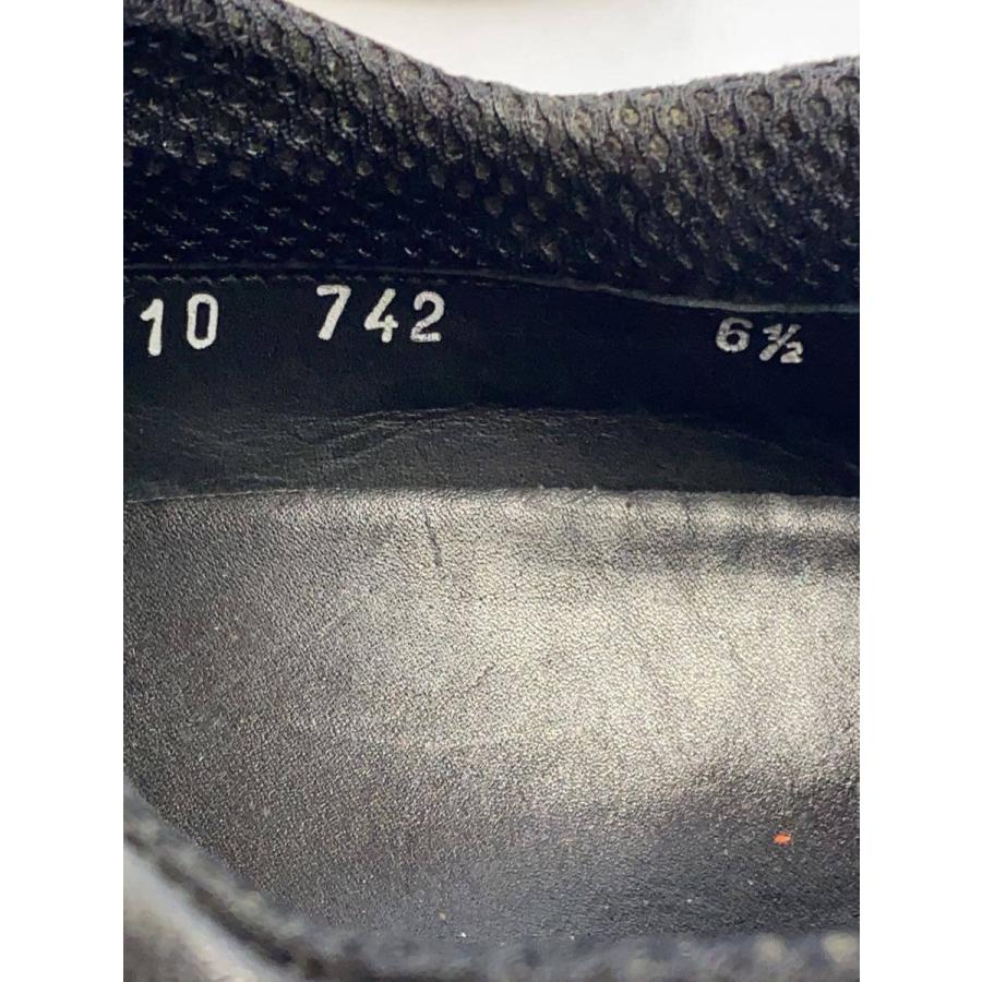 PRADA SPORT◇スリッポン/ローカットスニーカー/6 1/2/ブラック/レザー