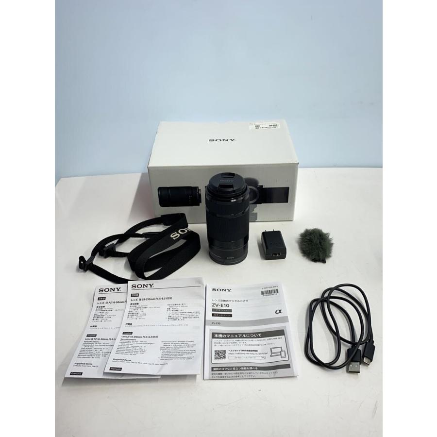 SONY◇デジタル一眼カメラ VLOGCAM ZV-E10Y ダブルズームレンズキット