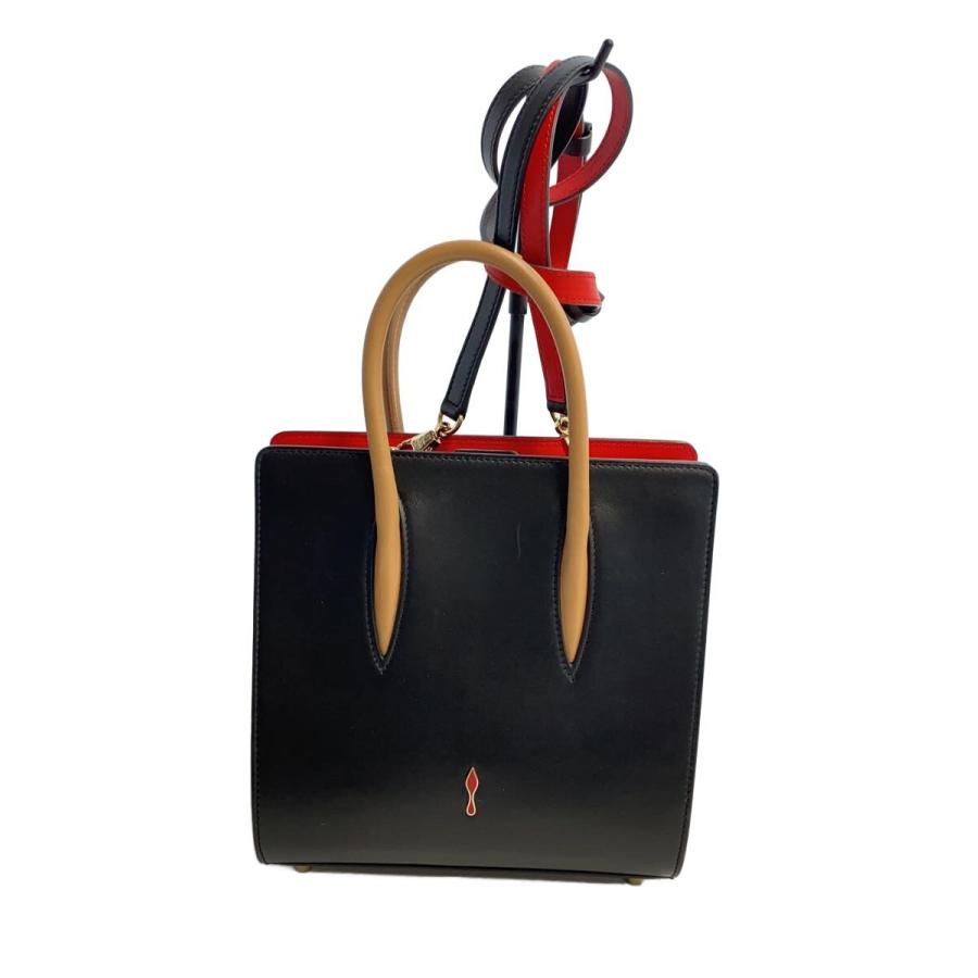 Christian Louboutin◇ショルダーバッグ/レザー/BLK// : セカンド