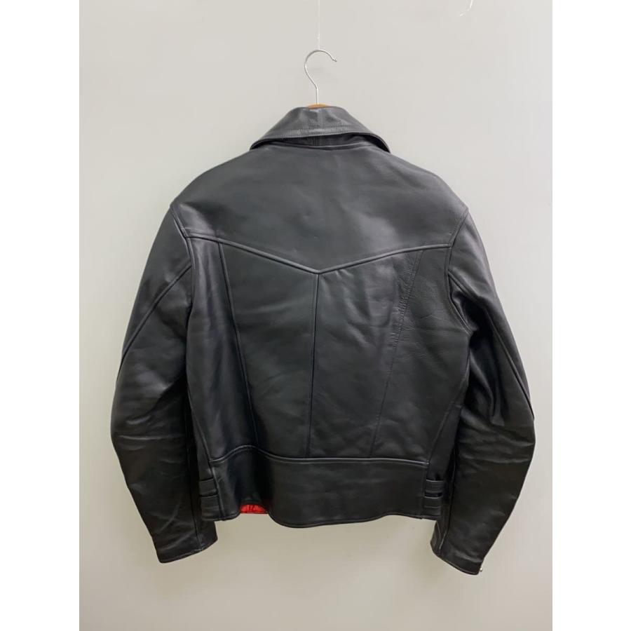 666 Leather Wear◇ダブルライダースジャケット/38/レザー/BLK 666 Leather Wear◇ダブルライダースジャケット/38/レザー/BLK