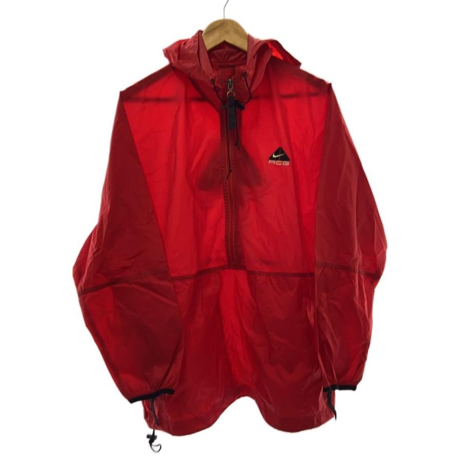 NIKE ACG◇ナイロンジャケット/M/ナイロン/RED : セカンドストリート