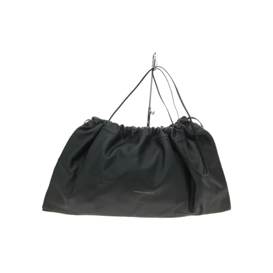 STUDIO AMELIA/ドロストギャザークラッチバッグ/クラッチバッグ/レザー