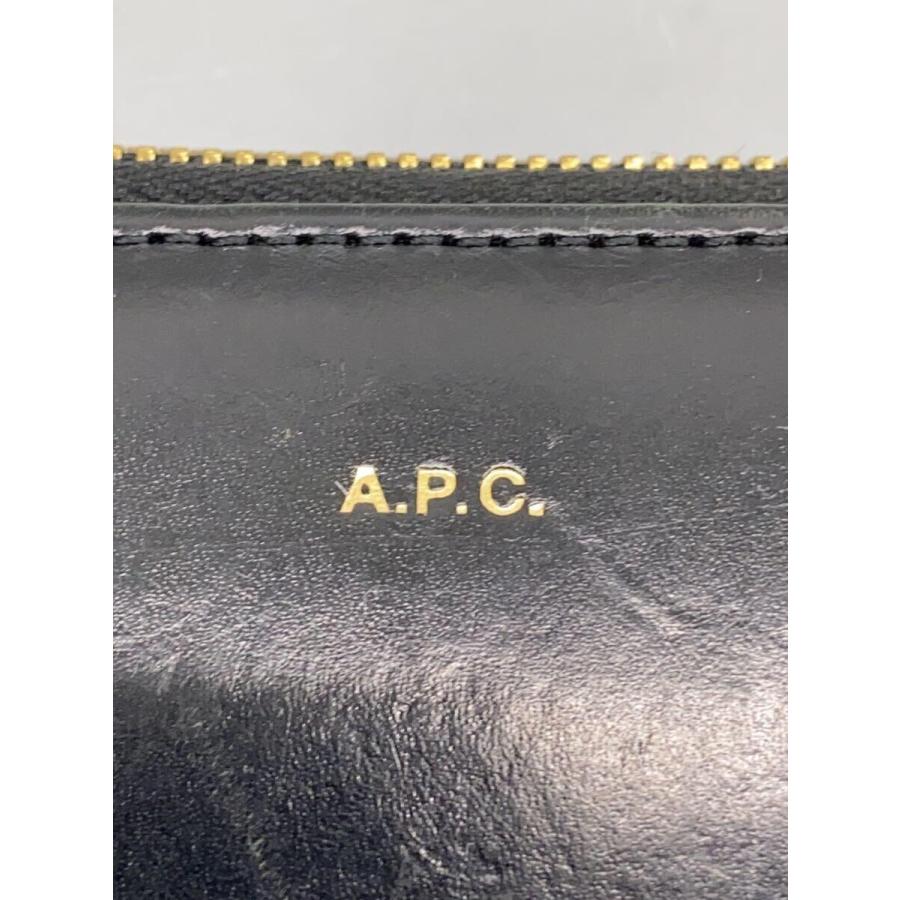 A.P.C.◆長財布/レザー/BLK/レディース｜ssol-shopping｜03