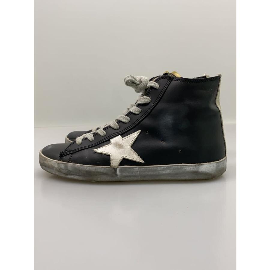 GOLDEN GOOSE◇FRANCY/ハイカットスニーカー/35/BLK/レザー : セカンド