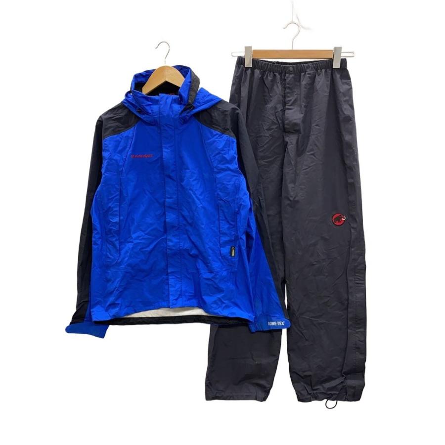 MAMMUT DRYTECH スノーウェアセットアップ MAMMUT◇Gore-Tex Climate Rain-Suit/セットアップ/M/ナイロン/BLU