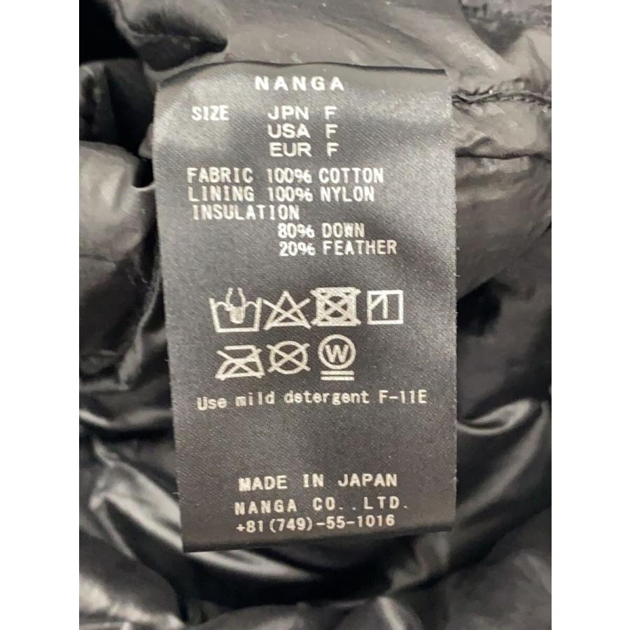 NANGA◇半袖ダウンプルオーバー/ダウンジャケット/FREE/コットン/BLK 