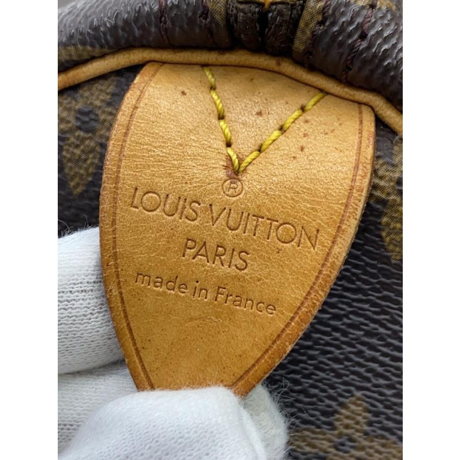 LOUIS VUITTON◆2)スピーディ30_モノグラム・キャンバス/PVC/BRW_4