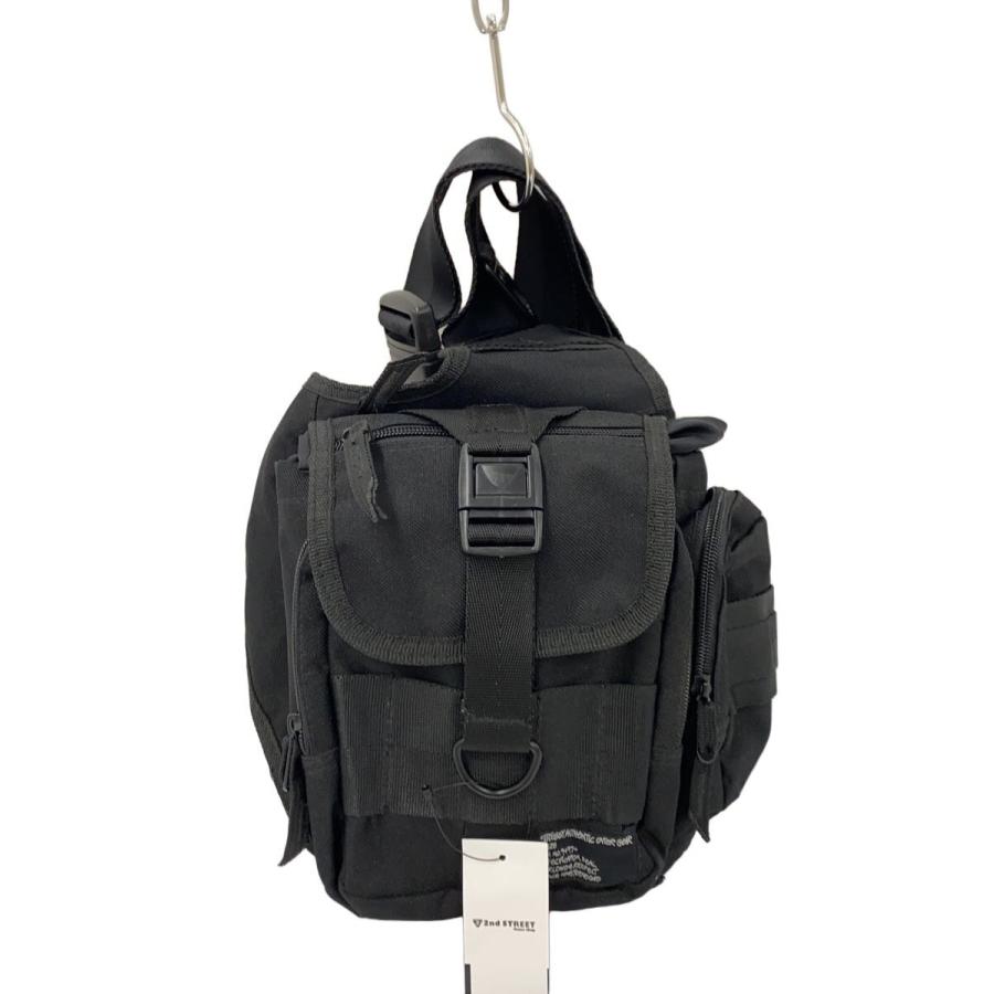 STUSSY◇タクティカルショルダーバッグ/--/BLK// : セカンドストリート