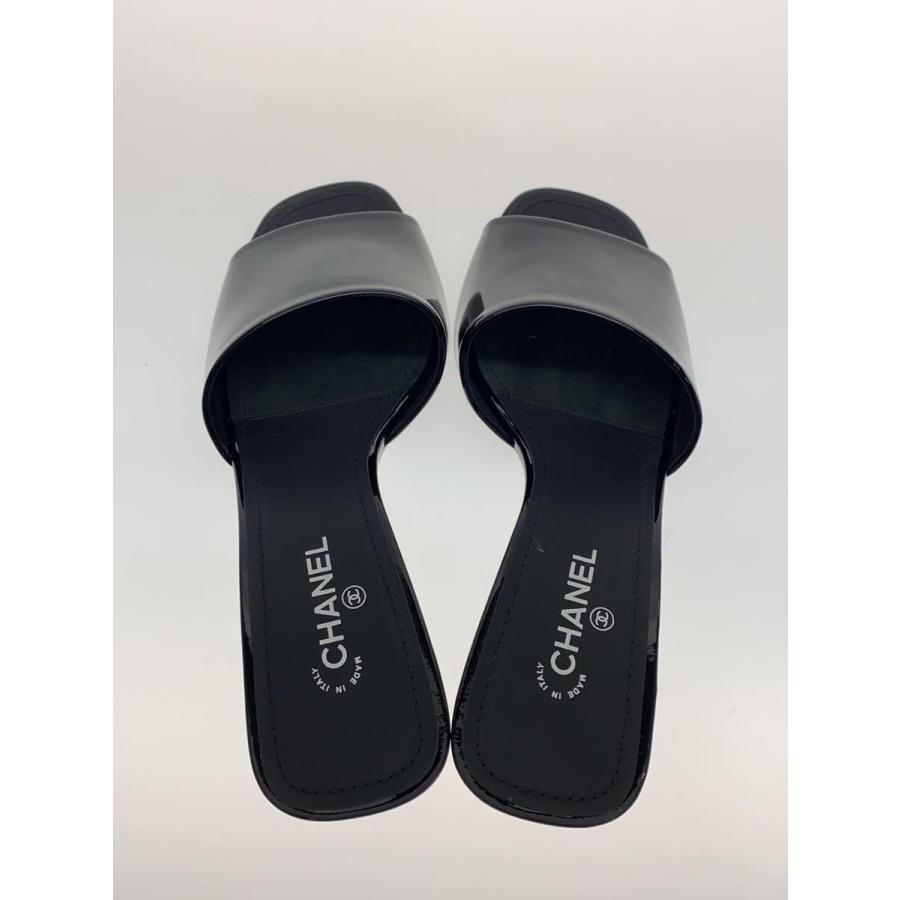 CHANEL◇サンダル/35/BLK/G38689 Y55660 K3719 : セカンドストリート