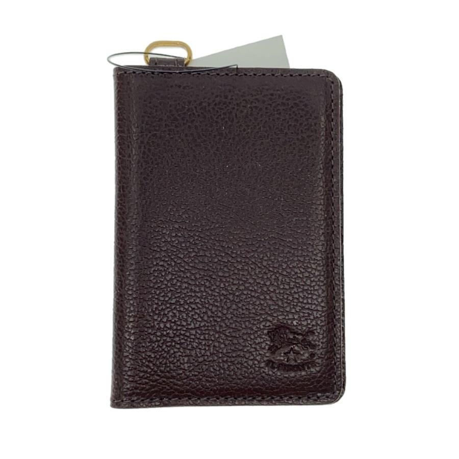 IL BISONTE / カードケース/レザー/BRW/無地/レディース// IL BISONTE◇パスケース/レザー/BRW/レディース : セカンドストリート