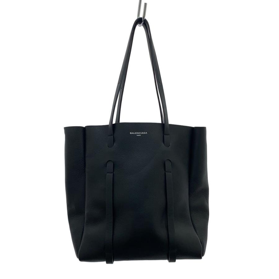 BALENCIAGA◇トートバッグ/レザー/BLK/489813・1000・Z・02123