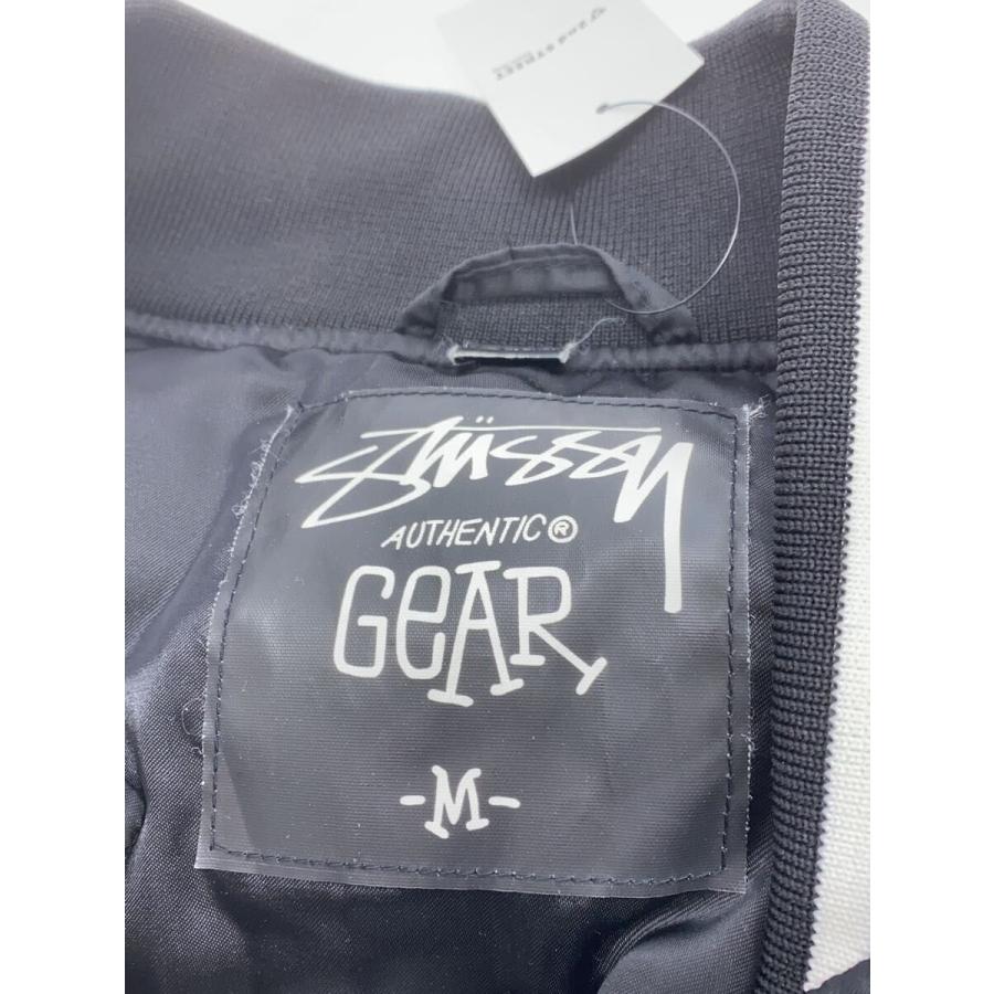 STUSSY◇スタジャン/M/ナイロン/BLK : セカンドストリートYahoo!店