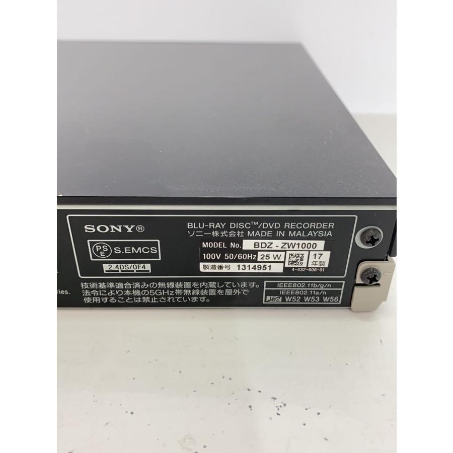 SONY◇ブルーレイレコーダー BDZ-ZW1000// : セカンドストリートYahoo