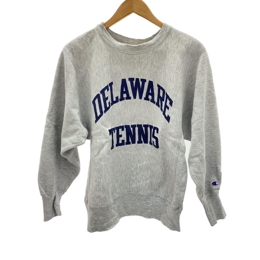 90s Champion Reverse Weave YALE スウェット Champion◇90s/REVERSE WEAVE/YALE/3段プリント/スウェット/M/コットン