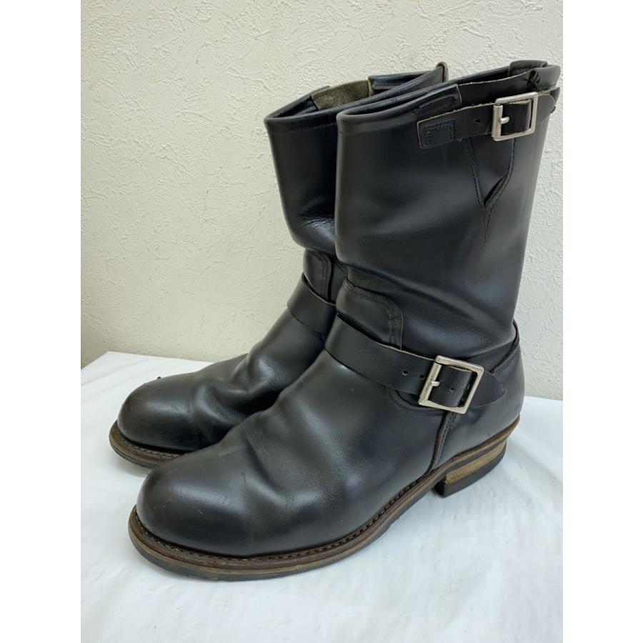 RED WING◇エンジニアブーツ・エンジニア/--/BLK/レザー// : セカンド
