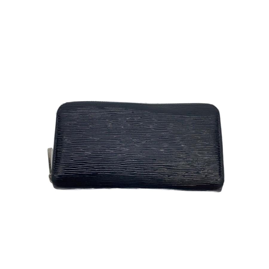 【s】Louis Vuitton 二つ折り財布 エピ ブラック ウォレット LOUIS VUITTON◇ジッピー・ウォレット_エピ・エレクトリック/レザー