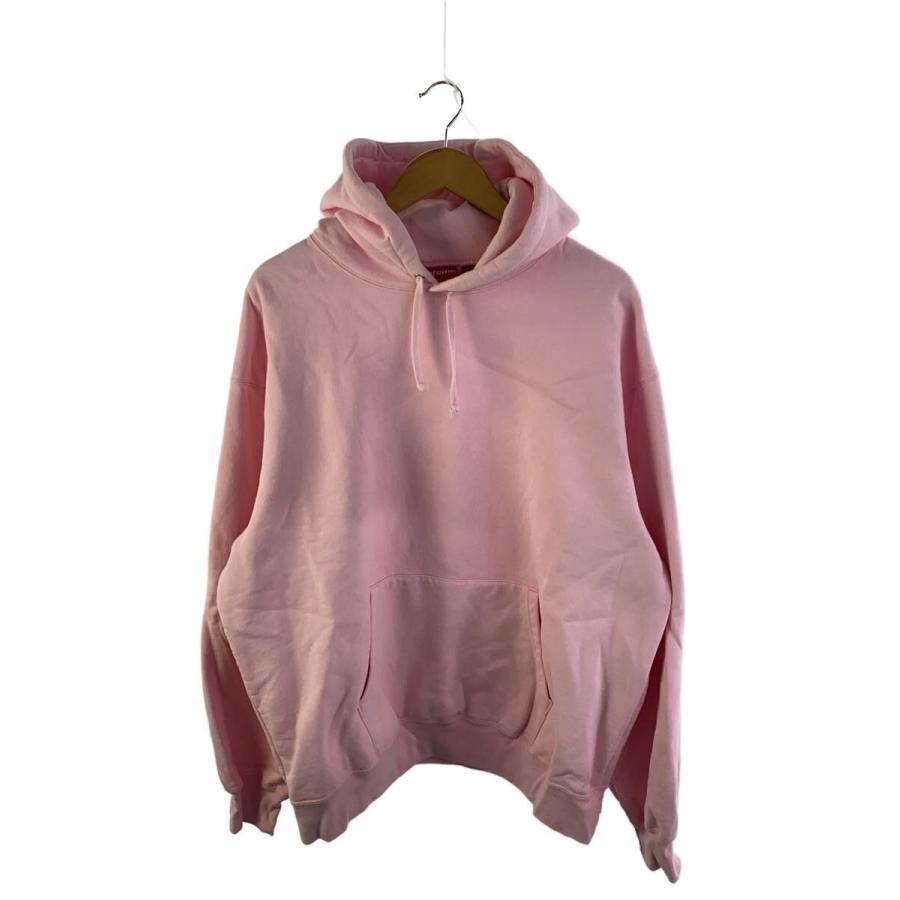 Supreme / 23AW/SATIN APPLIQUE HOODED SWEATSHIRT/パーカー/M/コットン/GRN/無地 Supreme◇23AW/Satin Applique Hooded Sweatshirt/パーカー/XL