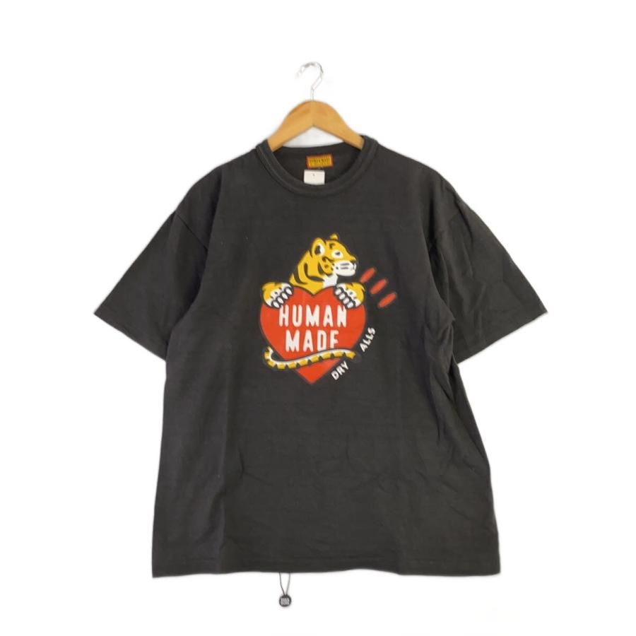 HUMAN MADE◇25AW/GRAPHIC T-SHIRT/Tシャツ/XL/コットン/BLK 