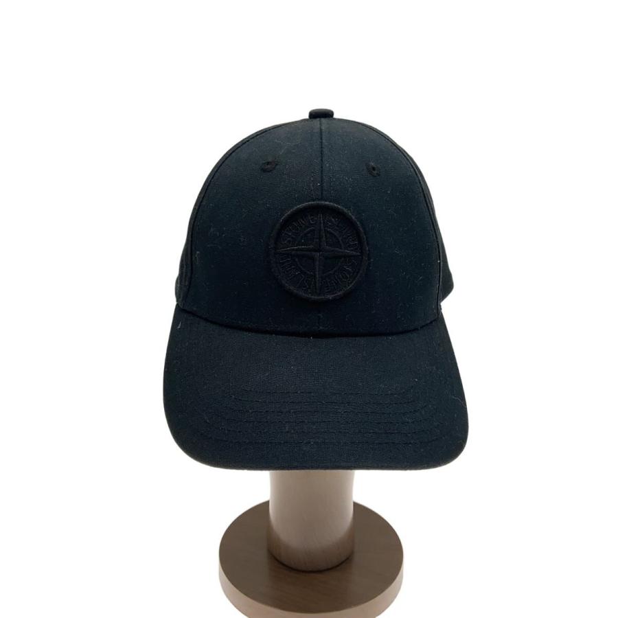 STONE ISLAND◇キャップ/FREE/コットン/BLK/メンズ/K1S159100996S0065