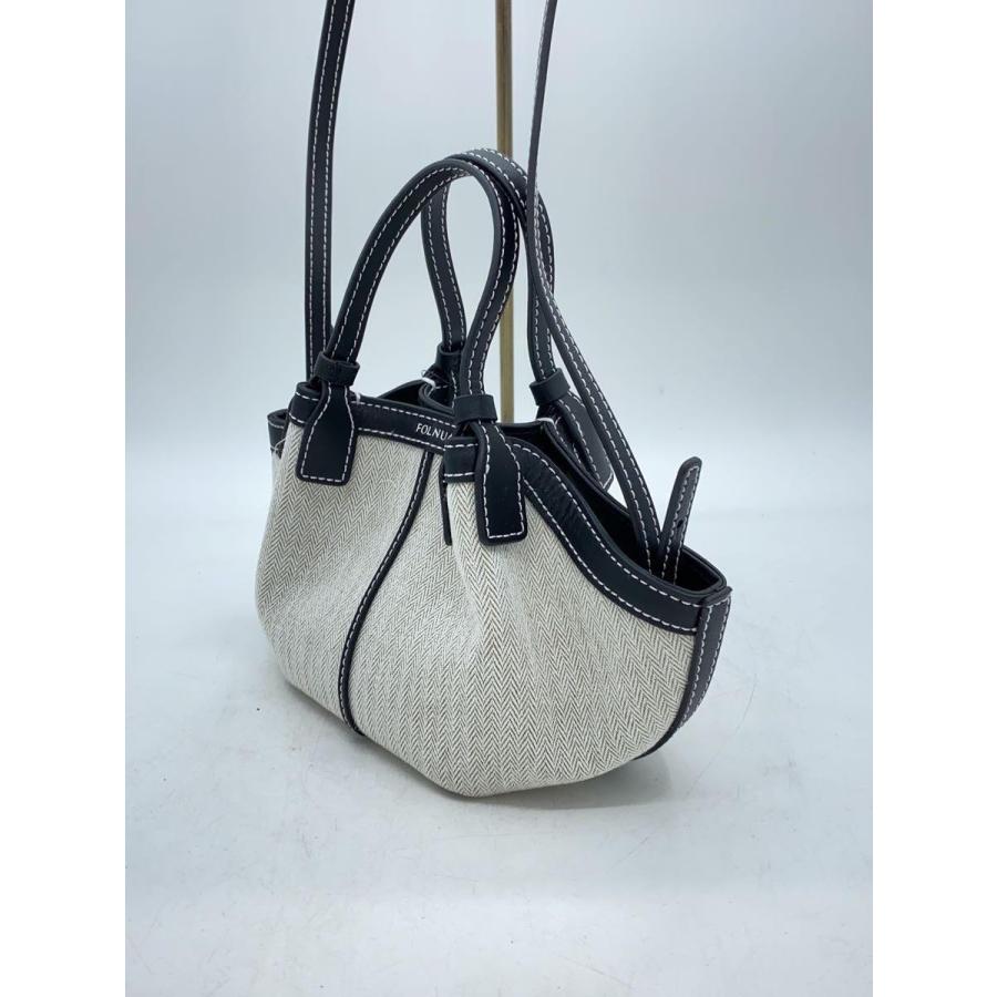 FOLNUA◇ショルダーバッグ/キャンバス/WHT : セカンドストリートYahoo