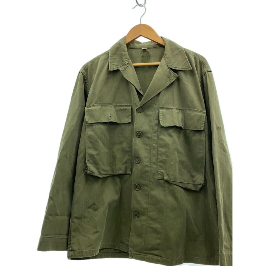 US.ARMY / ミリタリージャケット/40S/M-41/パッチワーク/状態考慮/コットン/KHK US.ARMY◇ミリタリージャケット/40S/M-41/パッチワーク/状態考慮