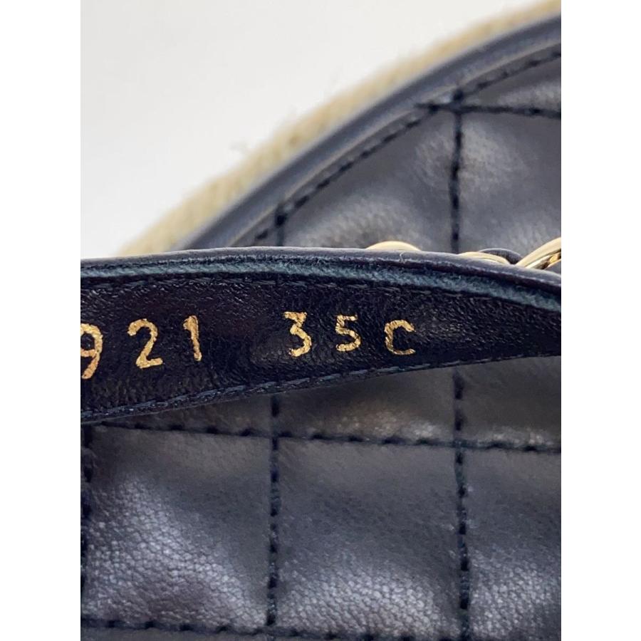 CHANEL◇サンダル/35/BLK/G36921/トングサンダル : セカンド CHANEL◇サンダル/35/BLK/G36921/トングサンダル : セカンド