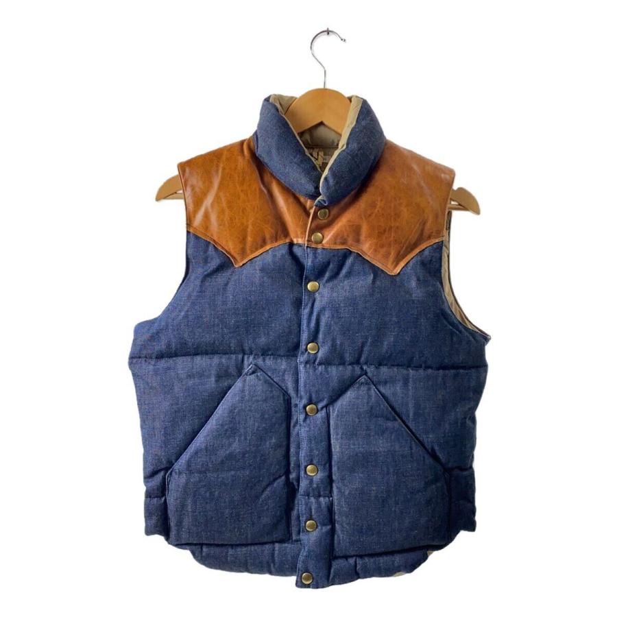 Rocky Mountain Featherbed◇×WAREHOUSE/ダウンベスト/36/コットン/IDG