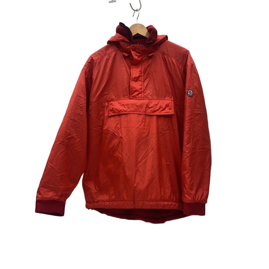 MONCLER◇ジャケット/L/--/RED/アノラック/リバーシブル : セカンド