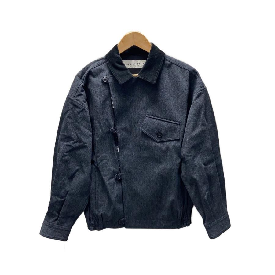 期間限定値下げ　shinzoneグレー ベスト サイズ36 The Shinzone◇ジャケット/36/ウール/GRY/MOTORCYCLE JACKET