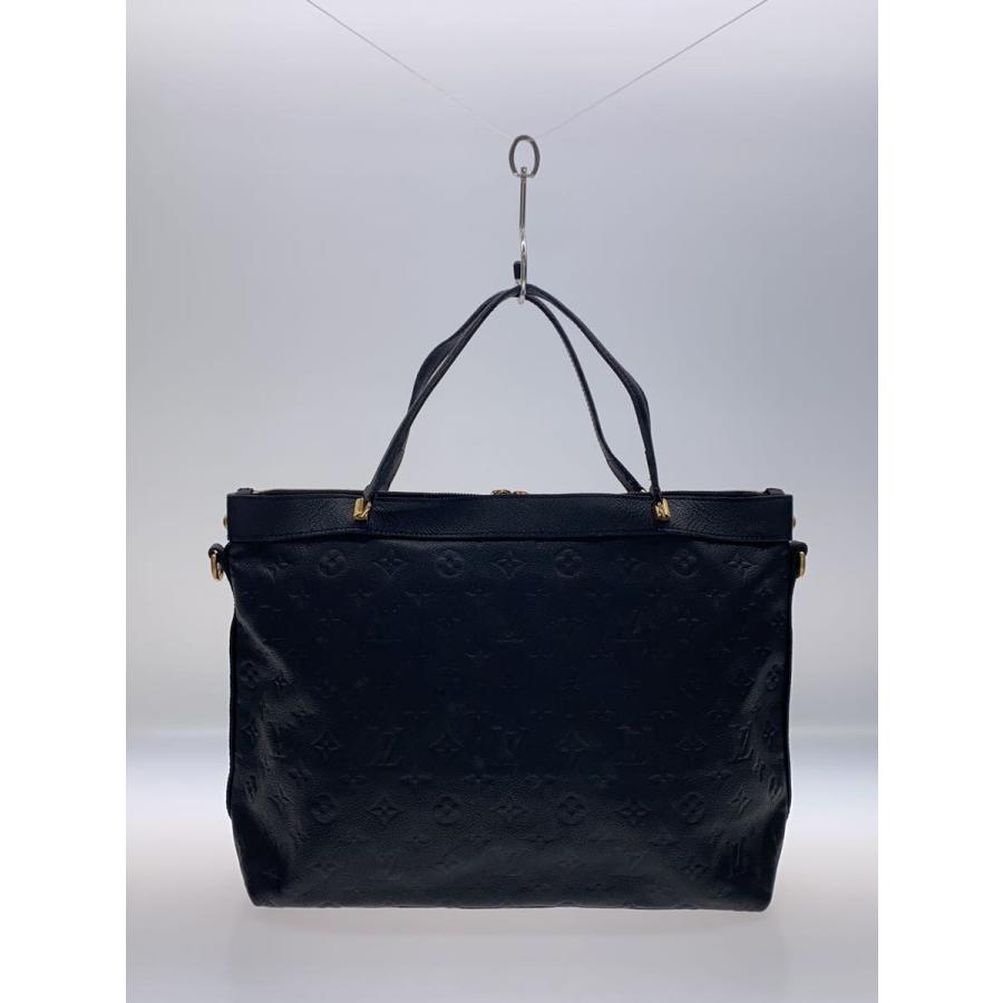 LOUIS VUITTON◇バスティーユMM_モノグラム・アンプラント_BLK/レザー 