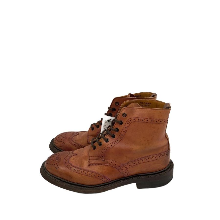 Tricker's◇レースアップブーツ/US6.5/BRW/レザー/5180 : セカンド
