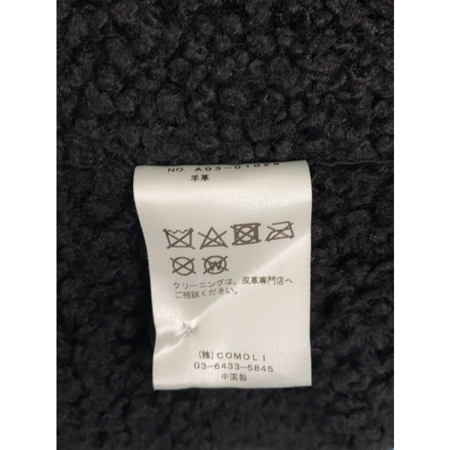COMOLI◆ジャケット/1/羊革/BLK/A03-01029の画像