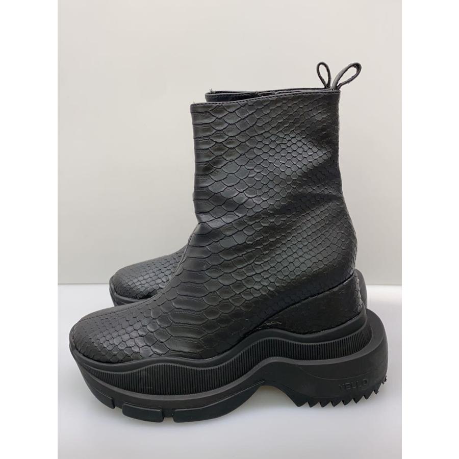 YELLO◇ブーツ/M/BLK/厚底 : セカンドストリートYahoo!店 - 通販