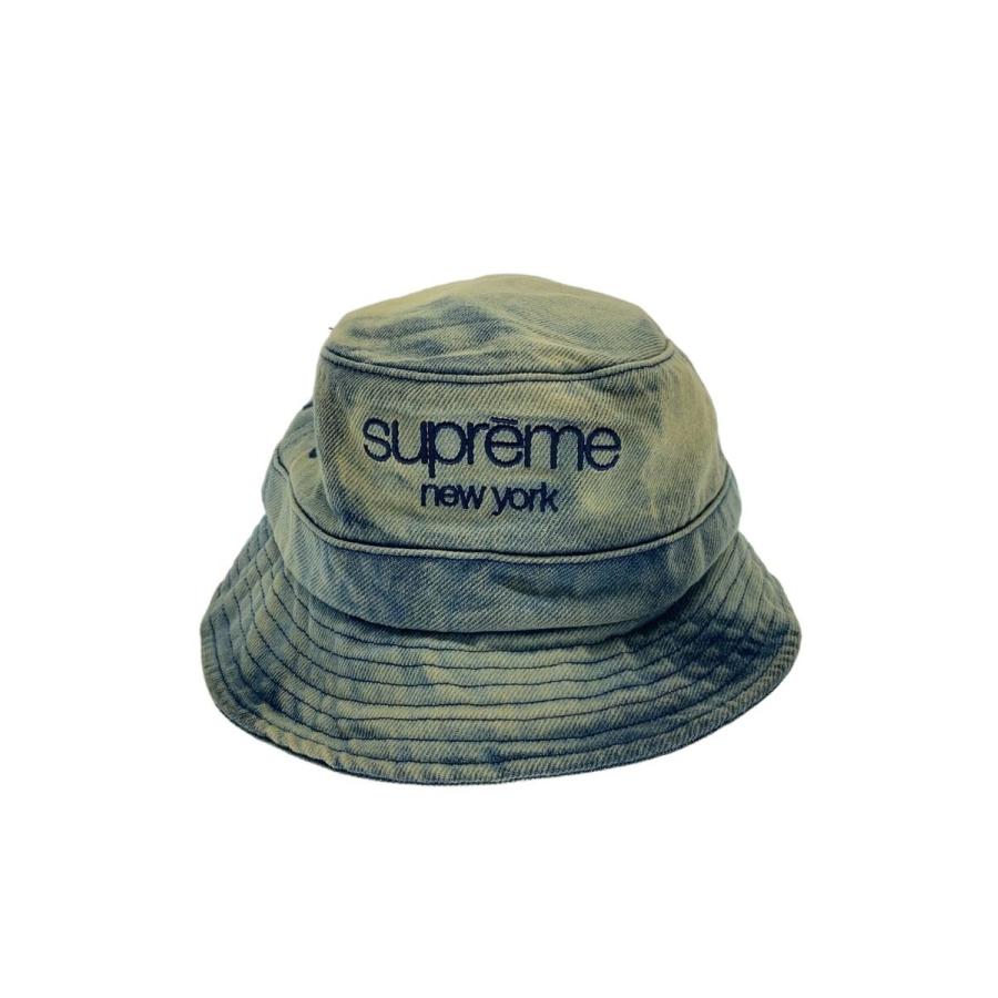 Supreme◇バケットハット/M/コットン/BLU/メンズ/MEDIUM-LARGE