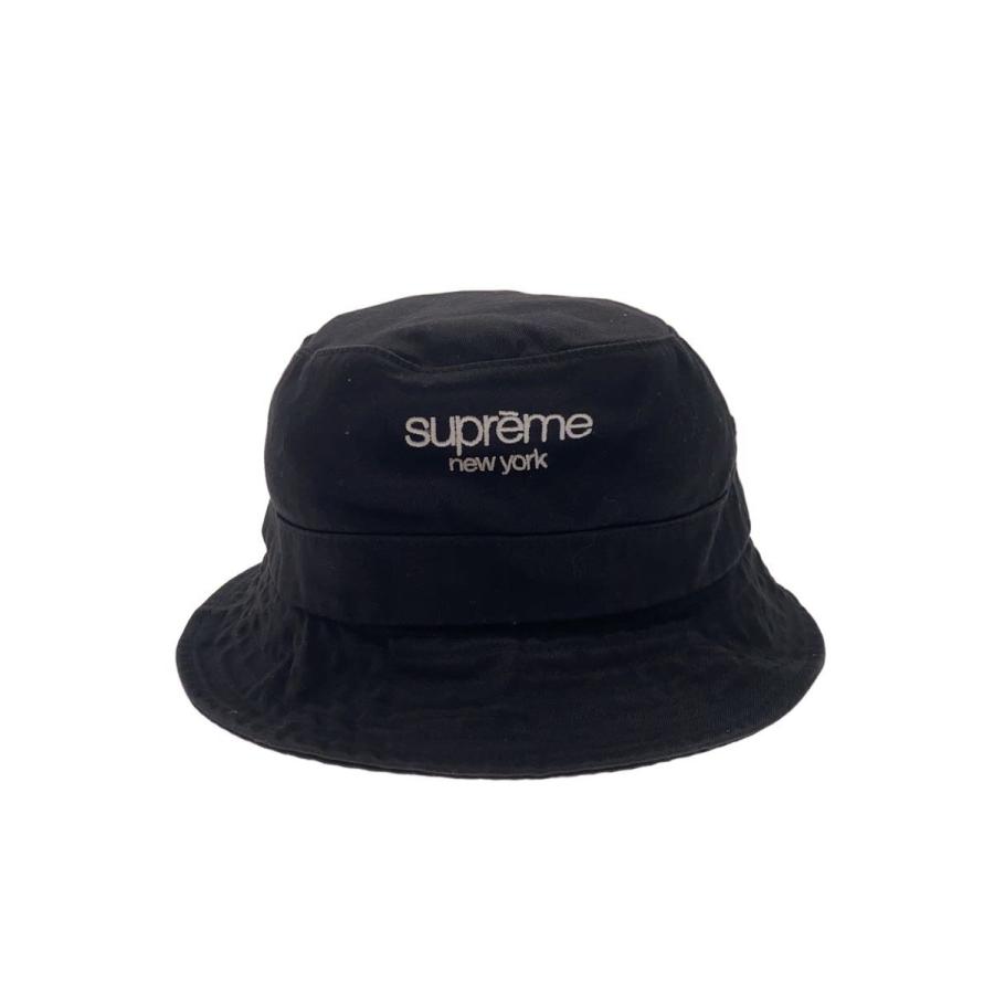 Supreme◇24AW/Classic Logo Crusher/バケットハット/コットン/BLK