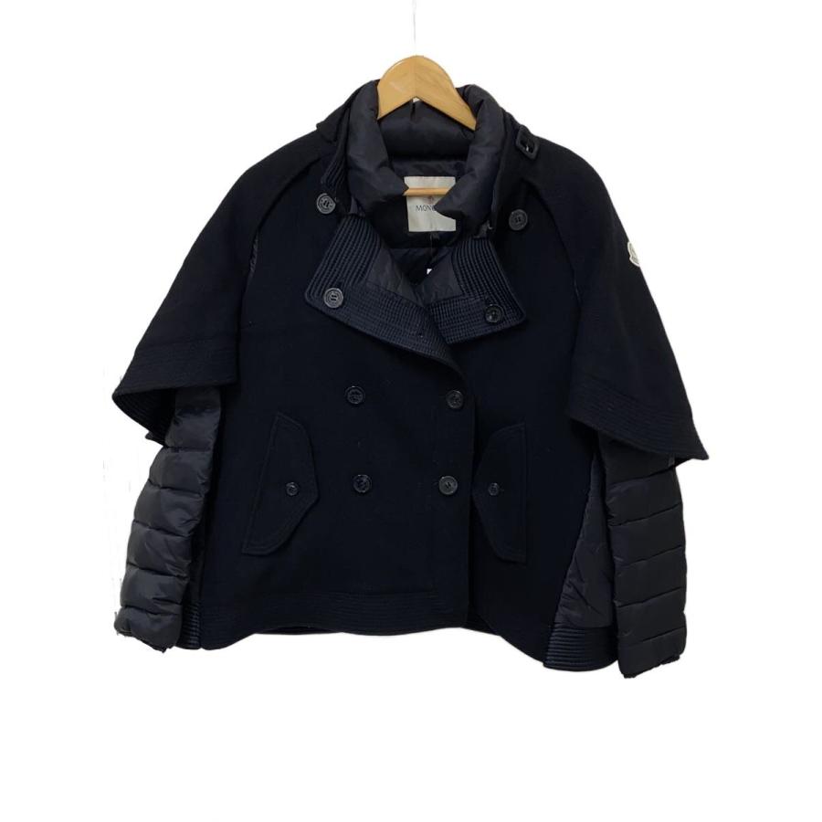 MONCLER◇ポンチョ/ダウンジャケット/1/ナイロン/BLK/1209S4697305