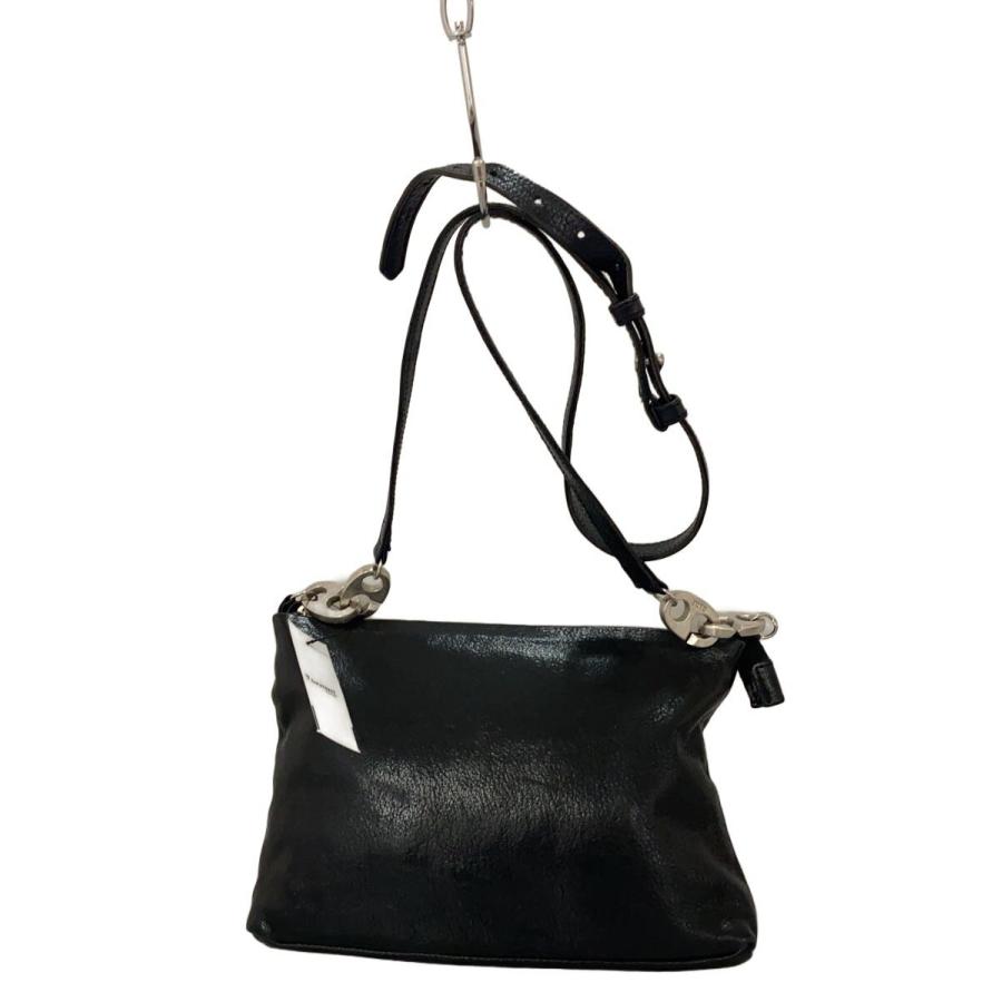 cornelian taurus◇ショルダーバッグ/レザー/BLK/無地 : セカンド