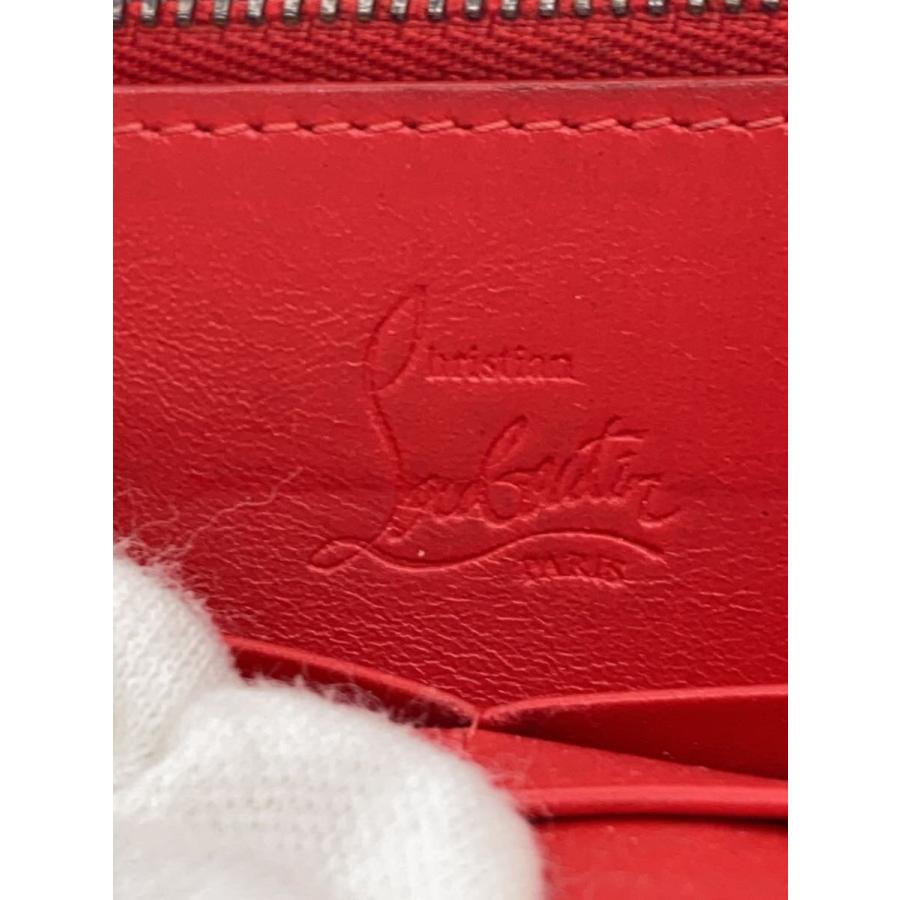 Christian Louboutin◇長財布/スタッズ/パネトーネ/レザー/NVY/メンズ