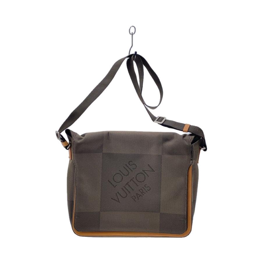LOUIS VUITTON◇メサジュ_ダミエ・ジェアン/ナイロン/BRW