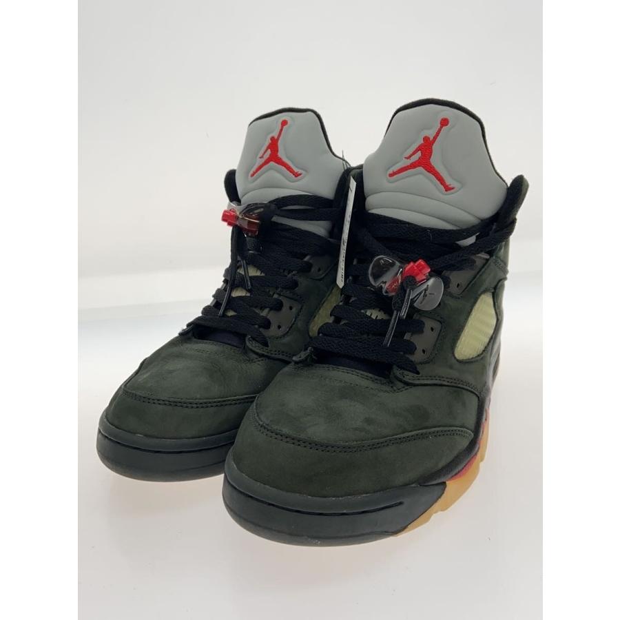 NIKE◇AIR JORDAN 5 RETRO_エアジョーダン レトロ/28.5cm/KHK 