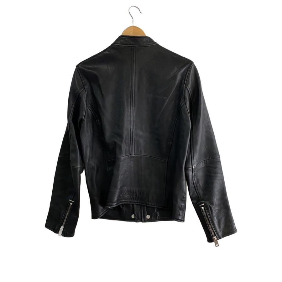 DIESEL◇DIESEL TIMELESS/シングルライダースジャケット/M/羊革/BLK 