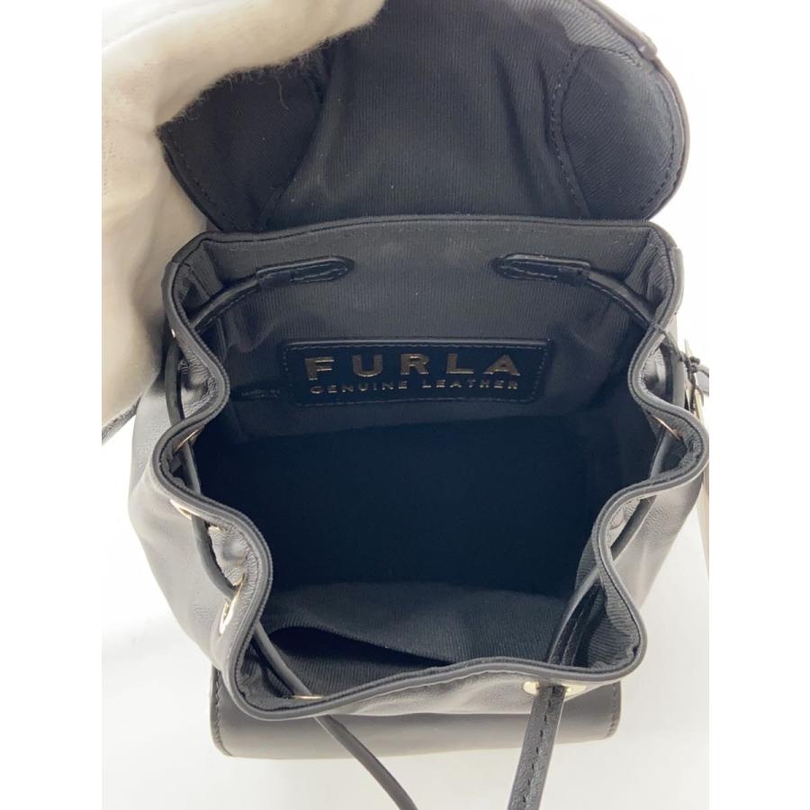FURLA◇リュック/レザー/BLK : セカンドストリートYahoo!店 - 通販