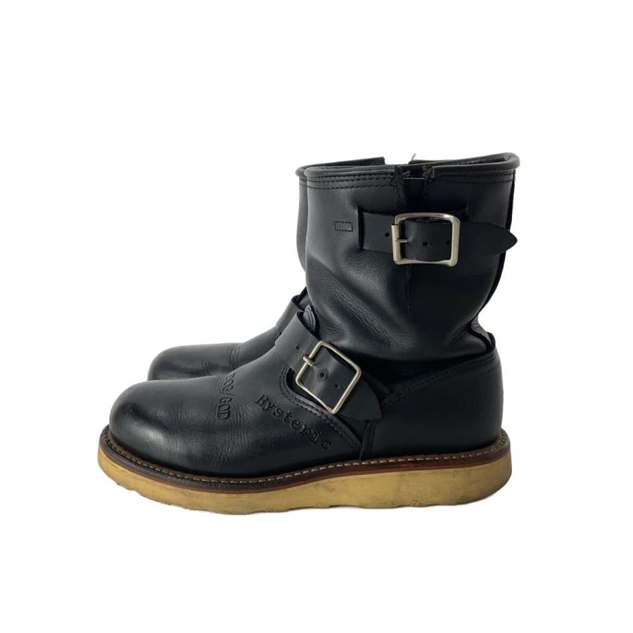 HYSTERIC GLAMOUR◇エンジニアブーツ/--/BLK/レザー// : セカンド