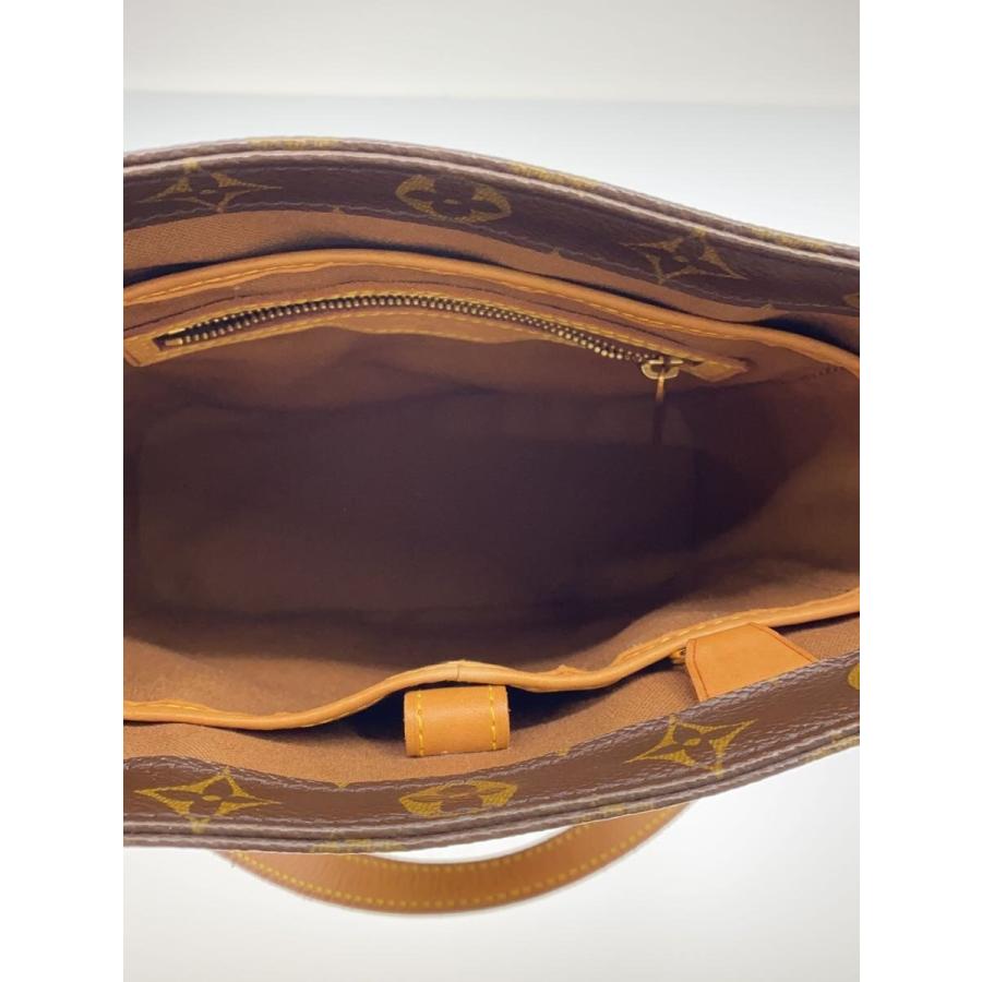 LOUIS VUITTON◆バッグ/レザー/BRW/モノグラム_5
