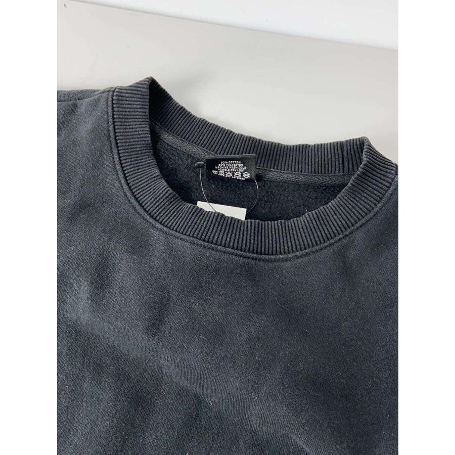 STUSSY◇スウェット/L/コットン/ブラック/無地/118448/ステューシー