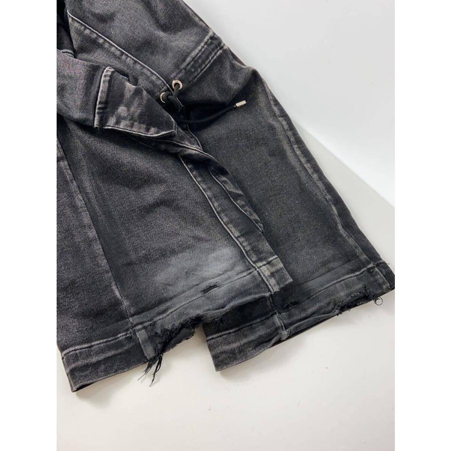 GUAPI◇IRON GREY CARGO DENIM/カーゴパンツ/28/コットン/BLK/無地