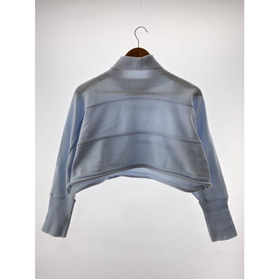 PLEATS PLEASE ISSEY MIYAKE◇ハイネックカットソー/ポリエステル/BLU