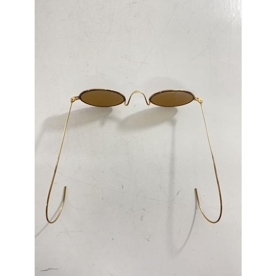 英国製　ALGHA ビンテージ サングラス ALGHA WORKS/vintage/推定60s/サングラス/GLD/BRW/レンズ交換済